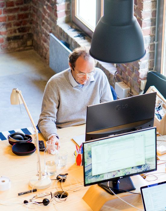 Man working in a office